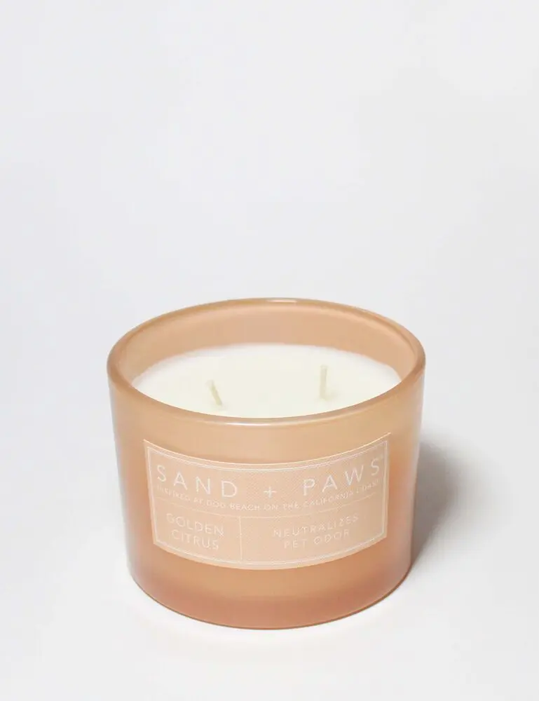 Sand + Paws Golden Citrus 12 Oz Scented Candle - Image 3