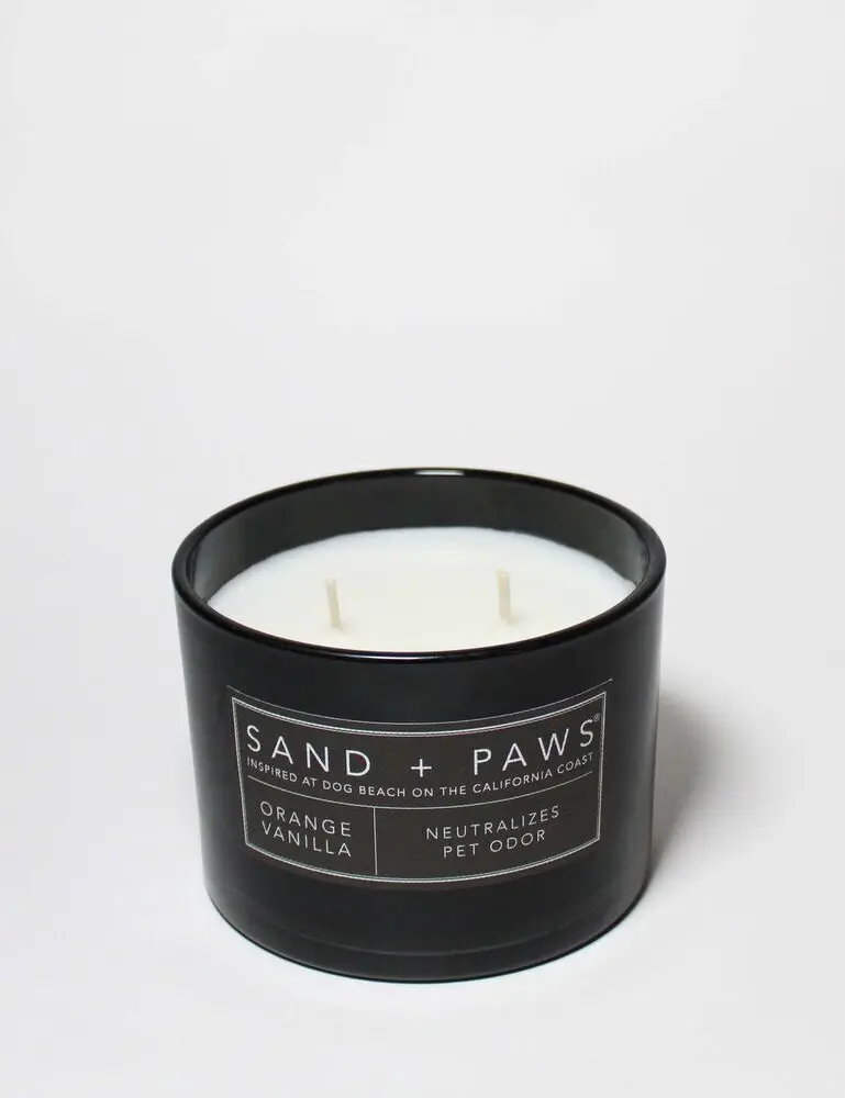 Sand + Paws Orange Vanilla 12 Oz Scented Candle - Image 3