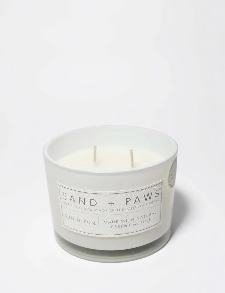 Sand + Paws Sun-N-Fun 12 Oz Scented Candle - Image 3
